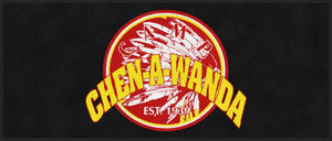 Camp Chen-A-Wanda 3 X 7 Rubber Backed Carpeted - The Personalized Doormats Company
