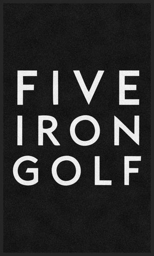 Five Iron Golf 3 X 5 Rubber Backed Carpeted HD - The Personalized Doormats Company