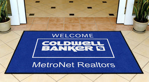 Coldwell Banker 3 X 5 Rubber Backed Carpeted HD - The Personalized Doormats Company