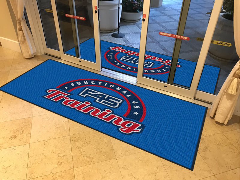 f45 training 4 x 8 Waterhog Impressions - The Personalized Doormats Company