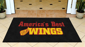 America's Best wings 3 X 5 Rubber Backed Carpeted HD - The Personalized Doormats Company