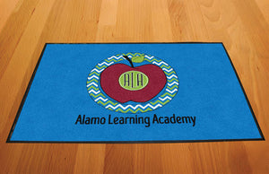 Alamo Learning Academy 2 X 3 Rubber Backed Carpeted HD - The Personalized Doormats Company