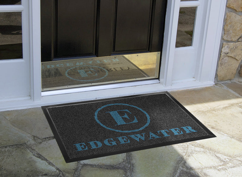 Edgewater - back door 2 X 3 Luxury Berber Inlay - The Personalized Doormats Company