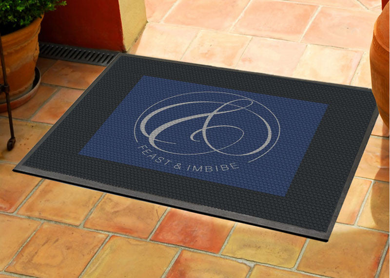 Feast & Imbibe 2.5 X 3 Rubber Scraper - The Personalized Doormats Company