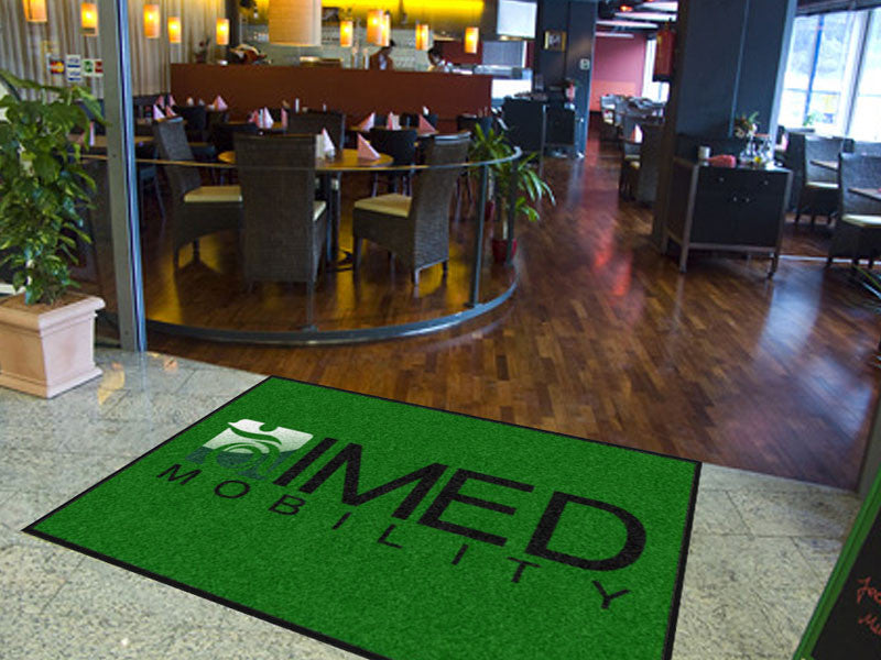 Imed Mobility 6 X 9 Rubber Backed Carpeted HD - The Personalized Doormats Company