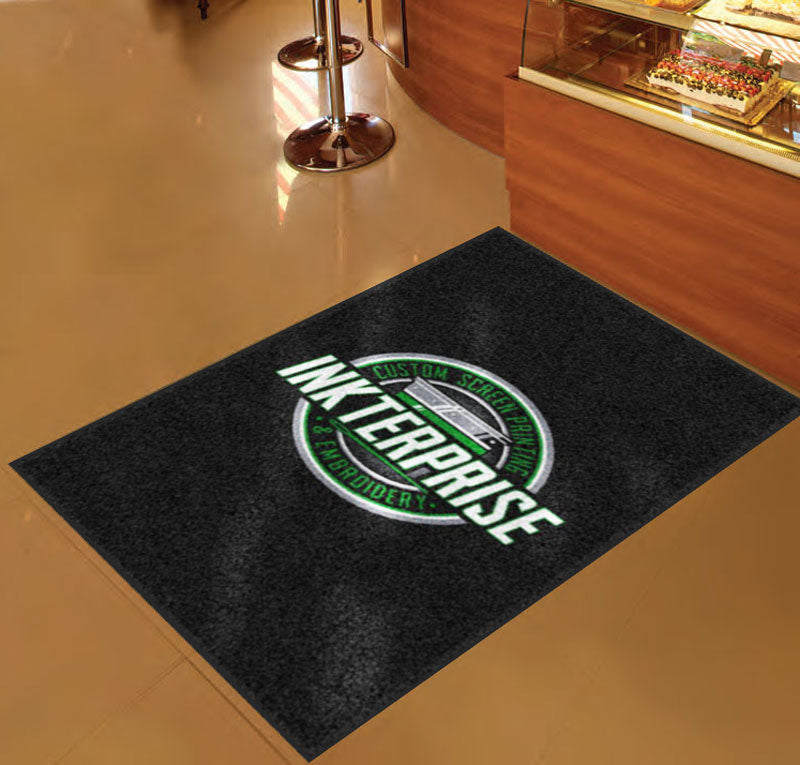 INKTERPRISE 3 X 5 Rubber Backed Carpeted HD - The Personalized Doormats Company