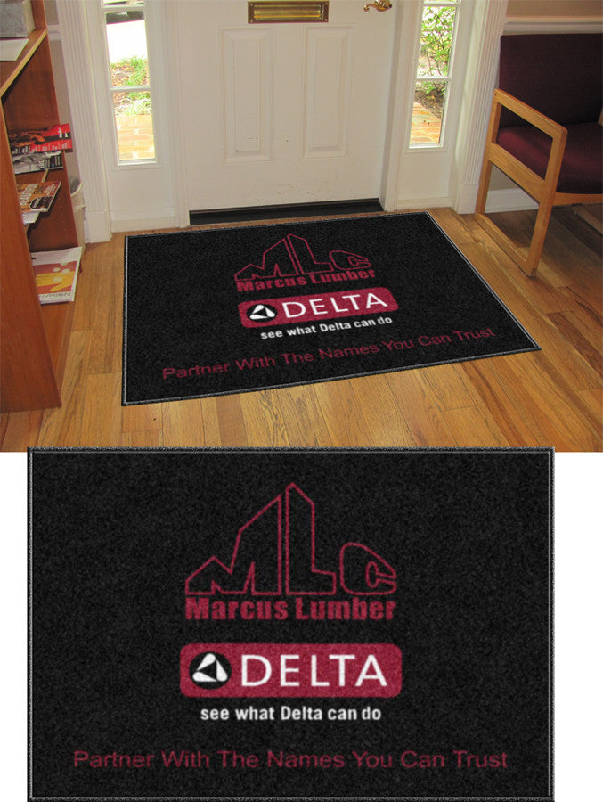 Delta MLC mat 3 x 4 Custom Plush 30 HD - The Personalized Doormats Company