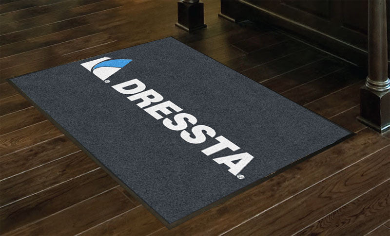 Dressta Door Mat 3x 4 3 X 4 Rubber Backed Carpeted HD - The Personalized Doormats Company
