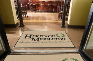 Heritage Middleton 4 X 6 Rubber Backed Carpeted HD - The Personalized Doormats Company