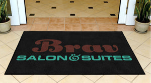 Brav Salon & Suites 3 X 5 Rubber Backed Carpeted HD - The Personalized Doormats Company
