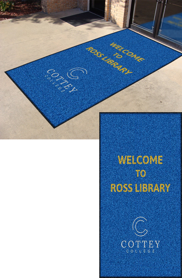 Cottey College Library Entry Mat 6 X 10 Waterhog Impressions - The Personalized Doormats Company