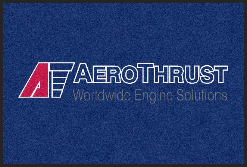 AEROTHRUST HOLDING 2 X 3 Rubber Backed Carpeted HD - The Personalized Doormats Company