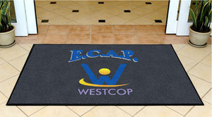 E.C.A.P. 3 X 5 Rubber Backed Carpeted HD - The Personalized Doormats Company