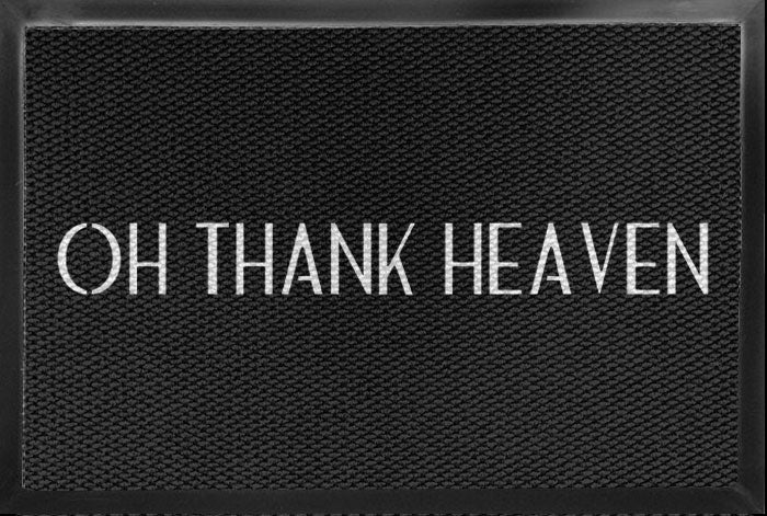 Oh thank heaven §-3 X 5 Luxury Berber Inlay-The Personalized Doormats Company