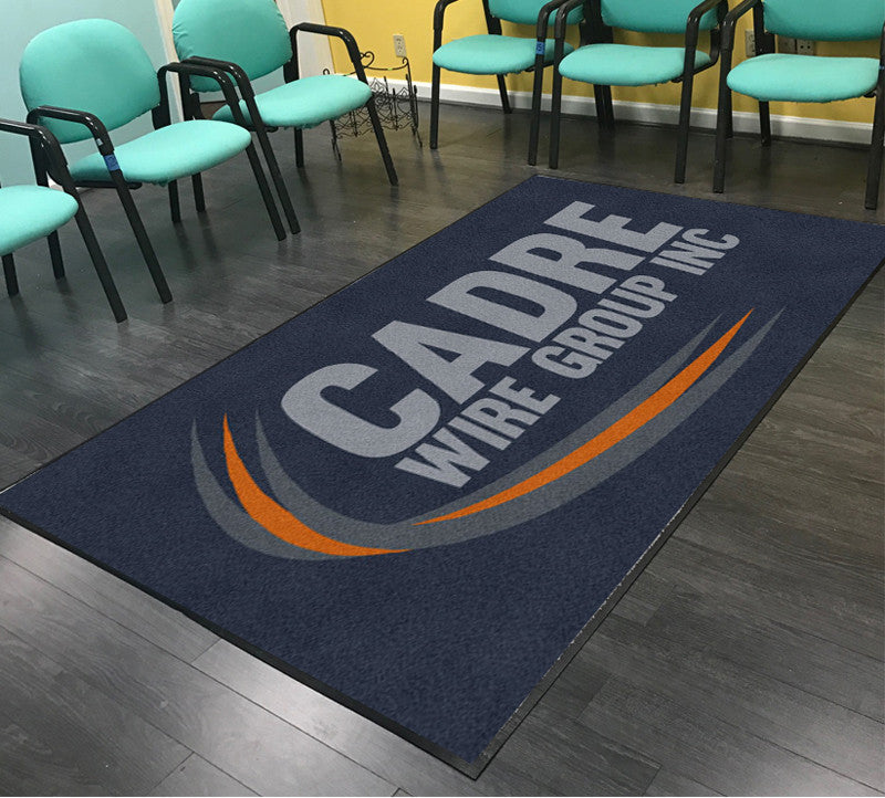Cadre Wire Group 5 X 8 Rubber Backed Carpeted HD - The Personalized Doormats Company