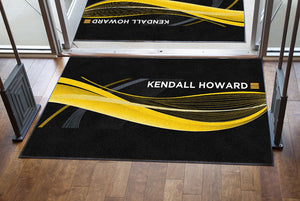 Kendall Howard 4 X 6 Rubber Backed Carpeted HD - The Personalized Doormats Company