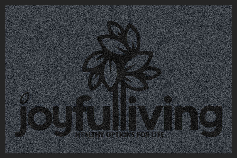Joyful Living 2 X 3 Rubber Backed Carpeted HD - The Personalized Doormats Company
