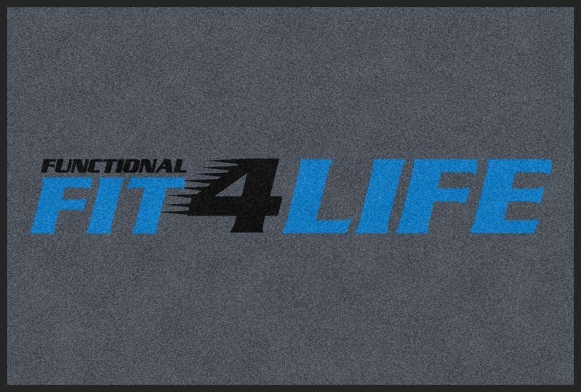 Fit 4 Life, LLC 4 X 6 Rubber Backed Carpeted HD - The Personalized Doormats Company