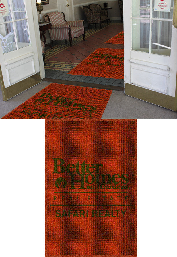 BHGRE Safari Realty 4 x 6 Waterhog Impressions - The Personalized Doormats Company