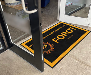 FOROT Floor Mat 3X5 BORDER LOGO