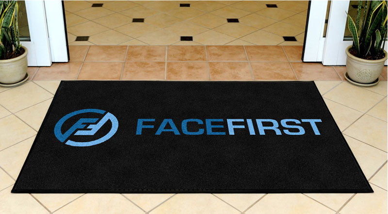 FaceFirst, Inc. 3 X 5 Rubber Backed Carpeted HD - The Personalized Doormats Company