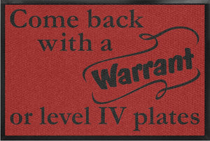 Warrant - Front door