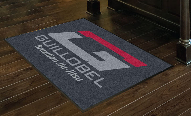 Guillobel Brazilian Jiu-Jitsu 3 x 4 Rubber Backed Carpeted HD - The Personalized Doormats Company