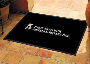 East Cooper Animal Hospital 2.5 X 3 Rubber Scraper - The Personalized Doormats Company