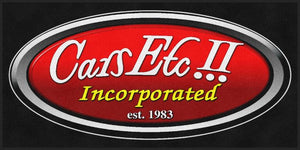 CARS ETC II 4 X 8 Rubber Backed Carpeted HD - The Personalized Doormats Company