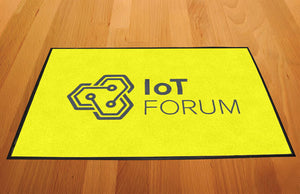 IoT Forum 2 X 3 Rubber Backed Carpeted HD - The Personalized Doormats Company