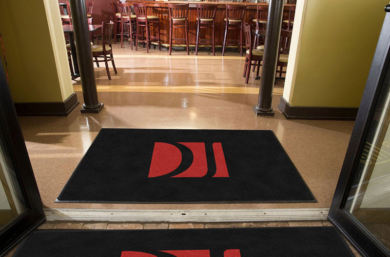 DeVaughn James Injury Lawyers 4 X 6 Rubber Backed Carpeted HD - The Personalized Doormats Company