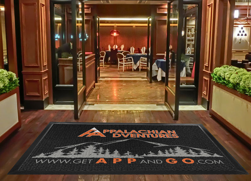 AA Welcome Mat 6 X 9 Luxury Berber Inlay - The Personalized Doormats Company