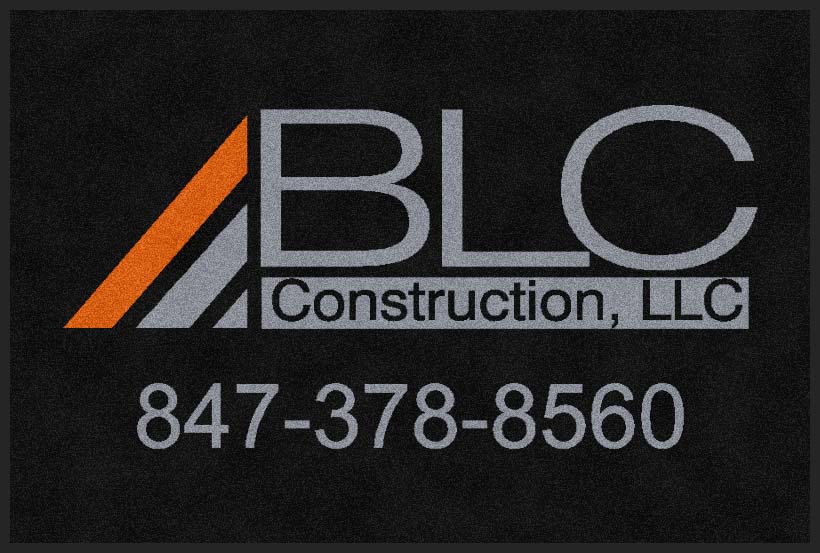 BLC CONSTRUCTION LLC 2 X 3 Rubber Backed Carpeted HD - The Personalized Doormats Company