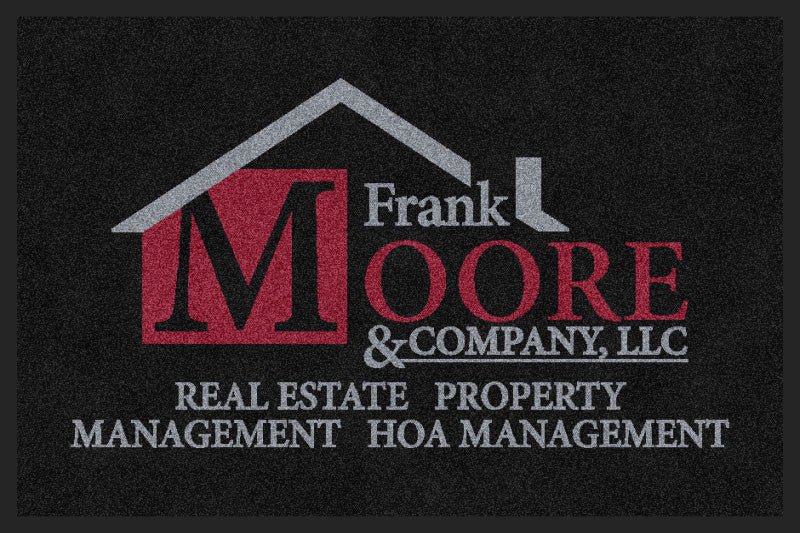 Frank Moore 2 X 3 Rubber Backed Carpeted HD - The Personalized Doormats Company