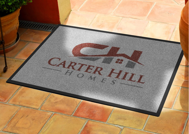 Carter Hill Welcome Mats 2 X 3 Rubber Backed Carpeted - The Personalized Doormats Company
