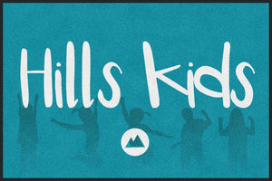 Hills Kids - Church of the Hills 4 X 6 Rubber Backed Carpeted HD - The Personalized Doormats Company