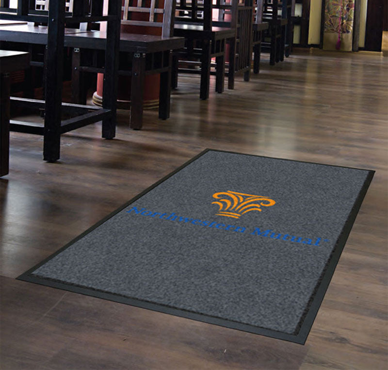 Back Door Mat 4 X 6 Rubber Backed Carpeted HD - The Personalized Doormats Company