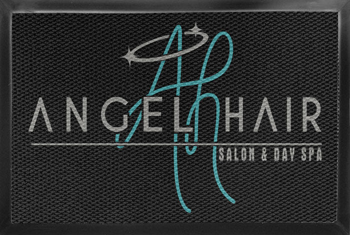 Angel Hair Salon & Day Spa 6 x 10 Luxury Berber Inlay - The Personalized Doormats Company