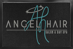 Angel Hair Salon & Day Spa 6 x 10 Luxury Berber Inlay - The Personalized Doormats Company