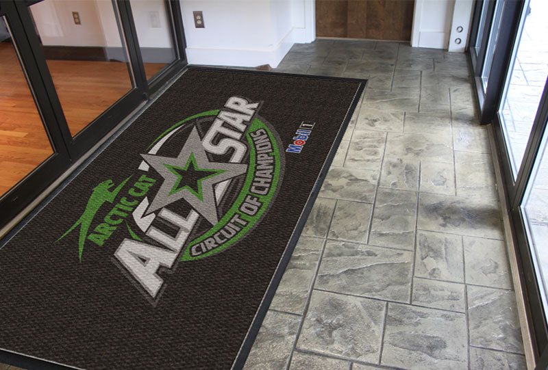 all star rug 5 X 10 Luxury Berber Inlay - The Personalized Doormats Company