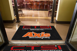CTSI/AXIS 4 X 6 Rubber Backed Carpeted - The Personalized Doormats Company