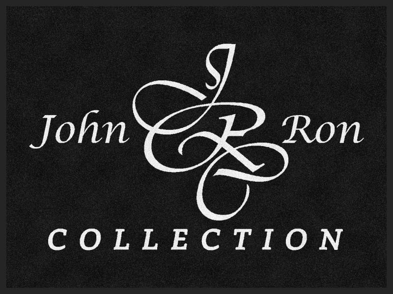 John Ron Collection 3 x 4 Rubber Backed Carpeted - The Personalized Doormats Company