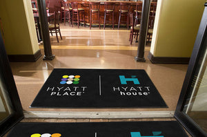 Hyatt House 4 X 6 Rubber Backed Carpeted HD - The Personalized Doormats Company