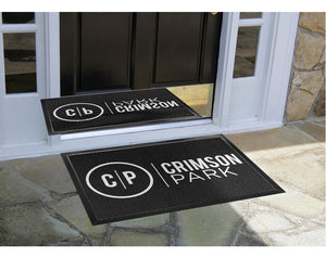 Crimson Park 2 X 3 Luxury Berber Inlay - The Personalized Doormats Company