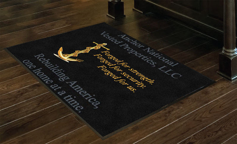 Anchor National Vested Properties, LLC 3 x 4 Rubber Backed Carpeted HD - The Personalized Doormats Company