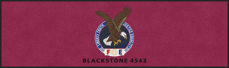 BLACKSTONE 4543 3 X 10 Rubber Backed Carpeted HD - The Personalized Doormats Company