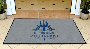 Hilton Head Distillery 3 X 5 Rubber Backed Carpeted HD - The Personalized Doormats Company