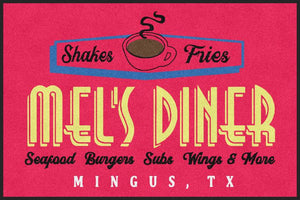 Mel's Diner 4' X 6'
