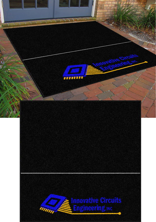 Innovative Circuits Engineering, Inc 10 X 10 Rubber Backed Carpeted (XL 65mil) - The Personalized Doormats Company