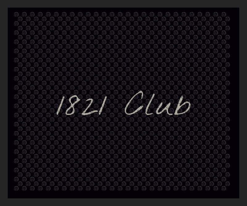 1821 Club 2.5 X 3 Rubber Scraper - The Personalized Doormats Company